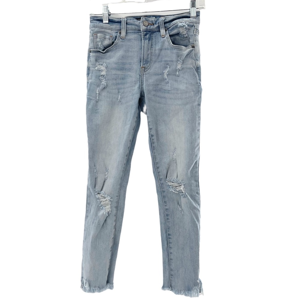 Insane Gene Distressed Light Wash Skinny Denim Jeans Size 3